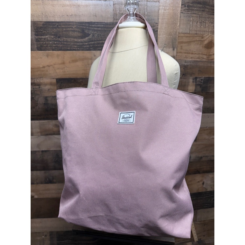 Herschel Supply Co‎ Mica Zip Tote Bag Pink Canvas Large Shoulder Bag